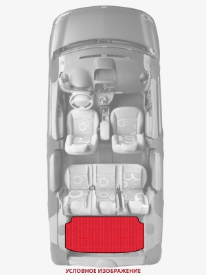 ЭВА коврики «Queen Lux» багажник для Chevrolet City Express